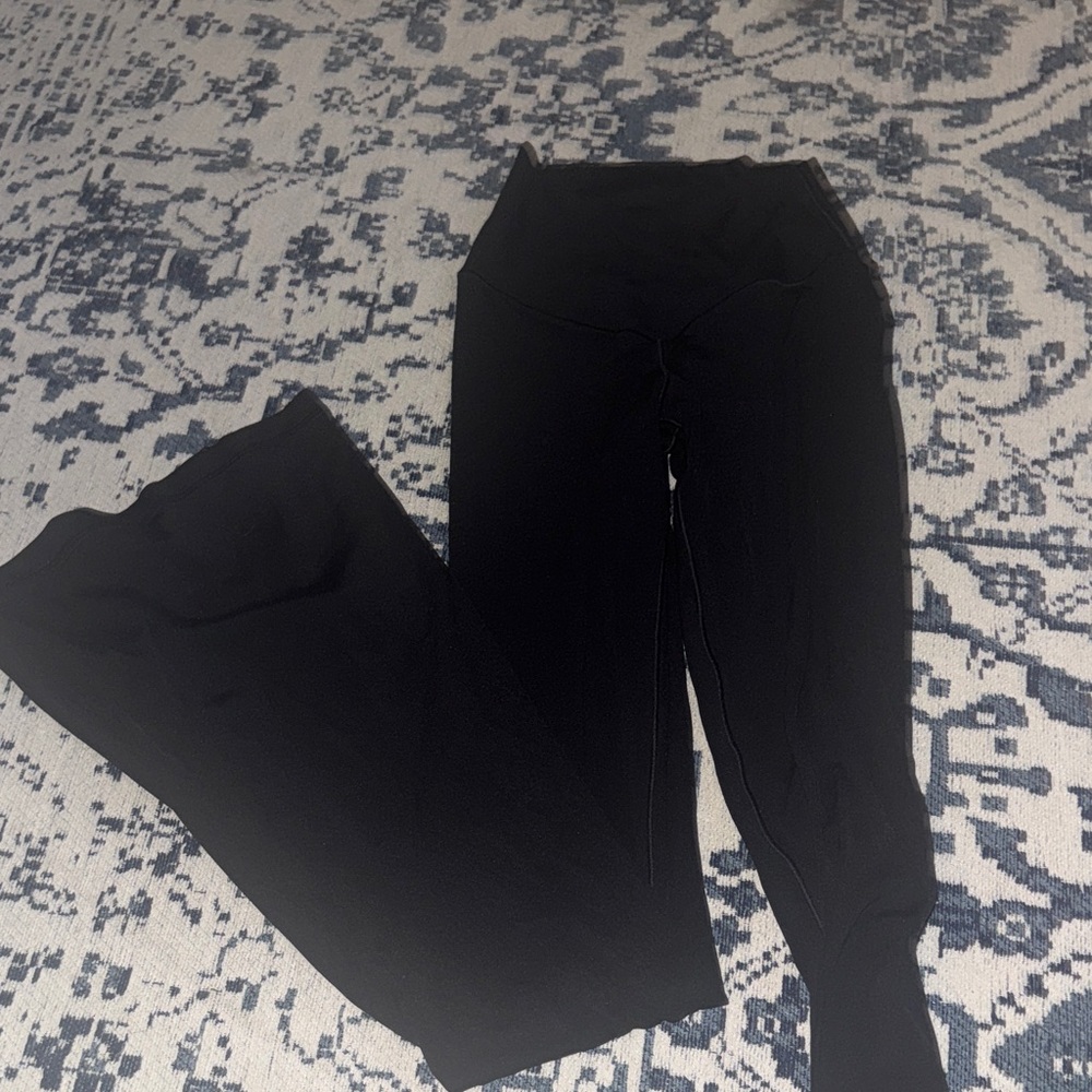 Chic Black Wide Leg Women's Pants